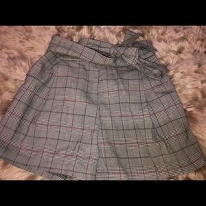 Plaid shorts